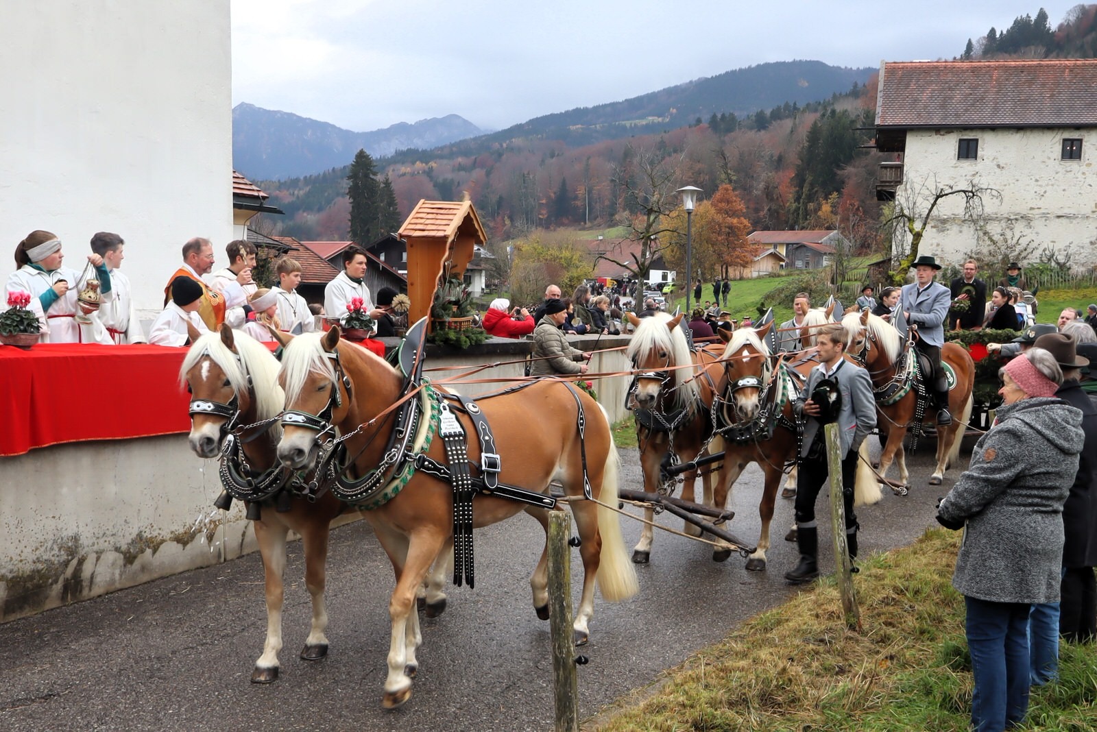 Leonhard um Beistand in einer zerrissenen Welt bitten