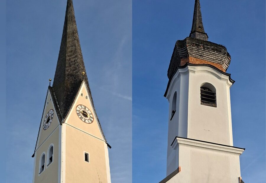 Auer Kirchtürme erstrahlen frisch renoviert