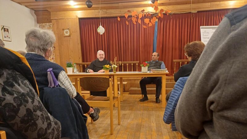 Vortrag über die Mission in Bolivien und Indien