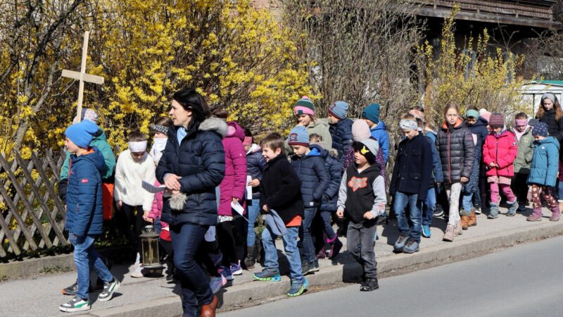 Freund Jesus auf seinem Leidensweg begleitet