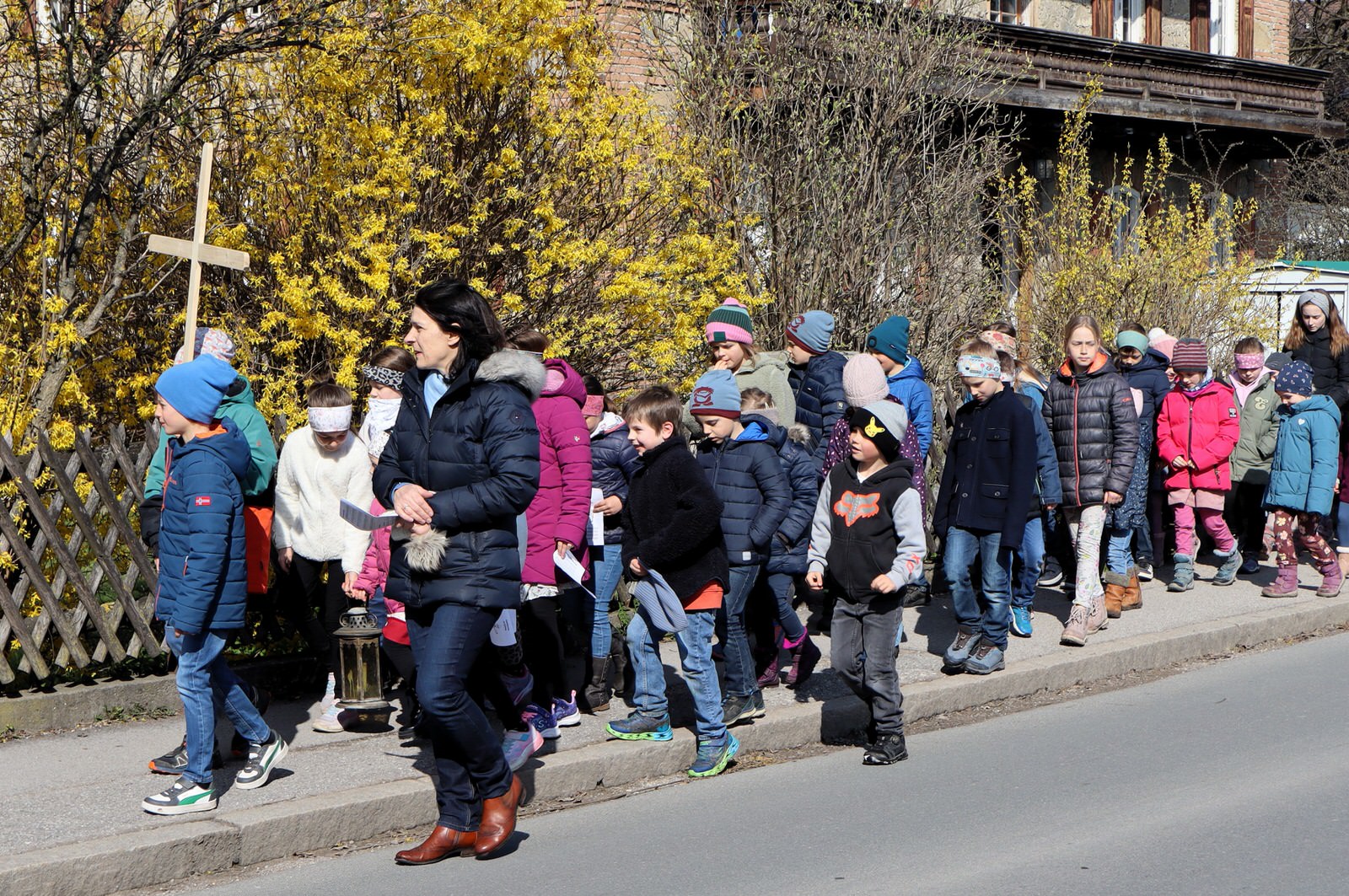 Freund Jesus auf seinem Leidensweg begleitet