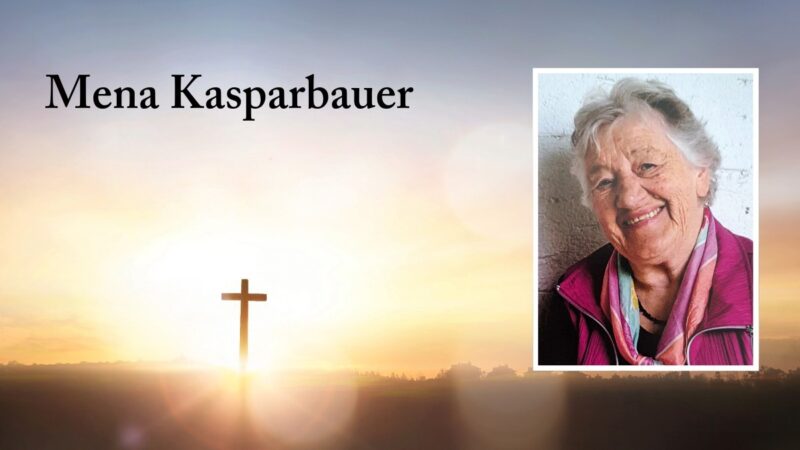 Als Mesnerin und Oma war Mena Kasparbauer unentbehrlich